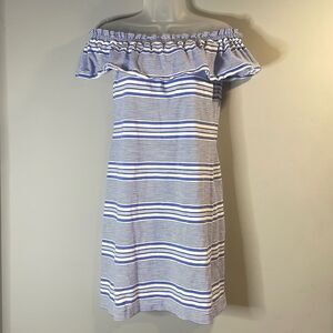 Striped Ruffle Top Sun Dress